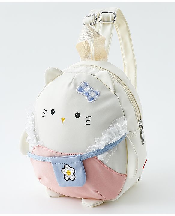 Babyhug Fashion Backpacks  - White&Pink