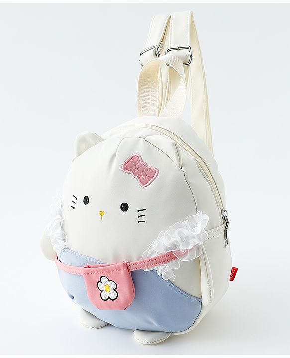 Babyhug Fashion Backpacks  - White&Blue