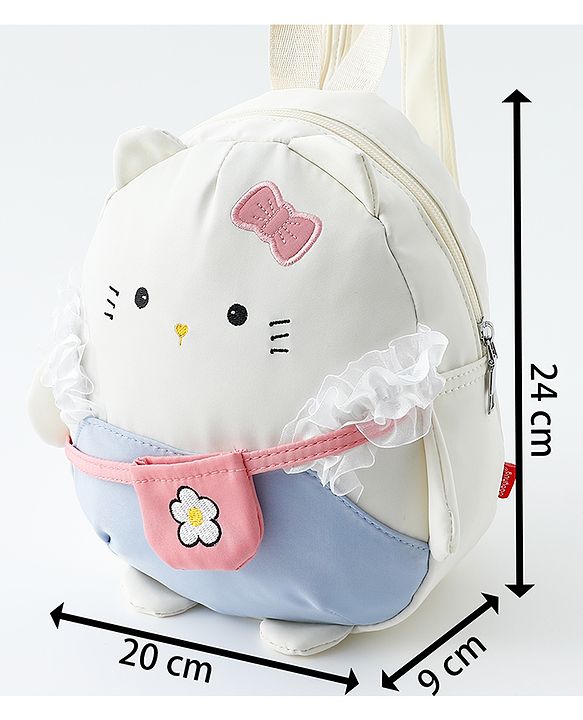 Babyhug Fashion Backpacks  - White&Blue