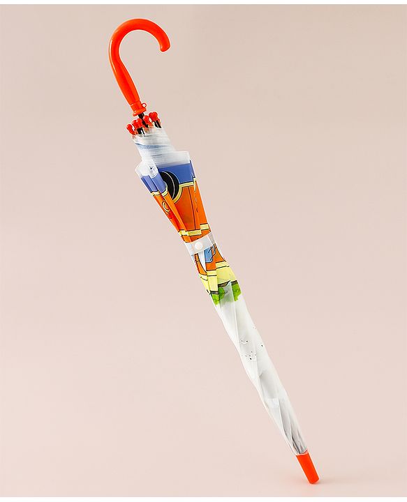 Babyhug Bus Printed Umbrella - Multicolor