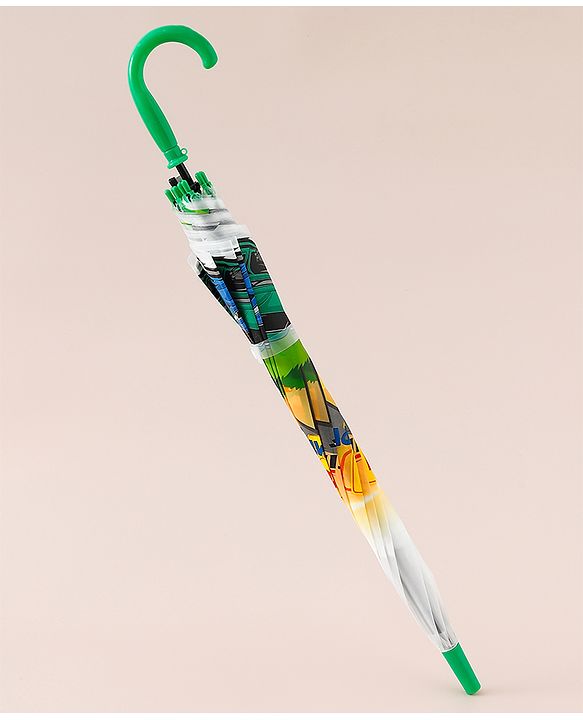 Babyhug Racing Printed Umbrella - Multicolor