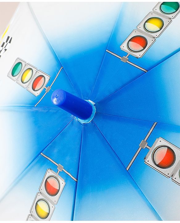 Babyhug Racing Printed Umbrella - Multicolor