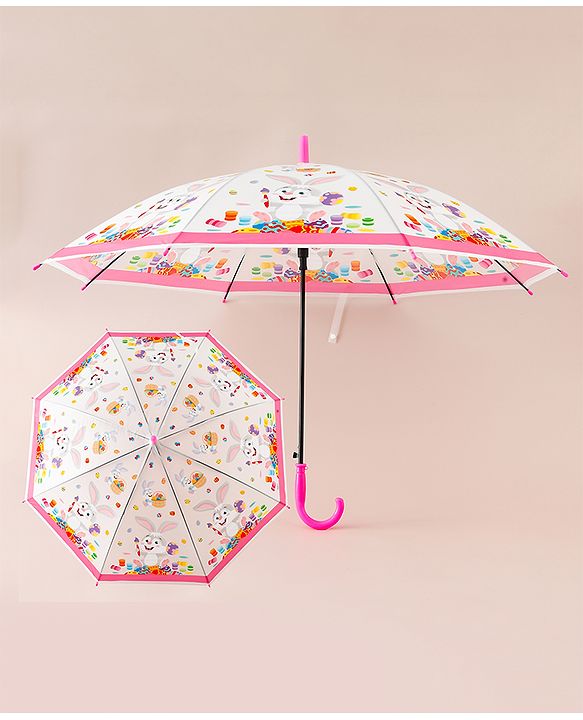 Babyhug Bunny Printed Umbrella - Multicolor