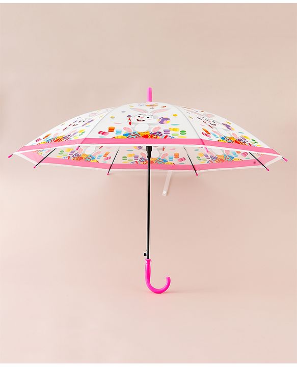 Babyhug Bunny Printed Umbrella - Multicolor