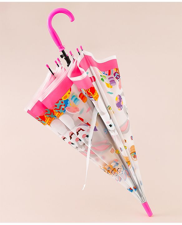 Babyhug Bunny Printed Umbrella - Multicolor