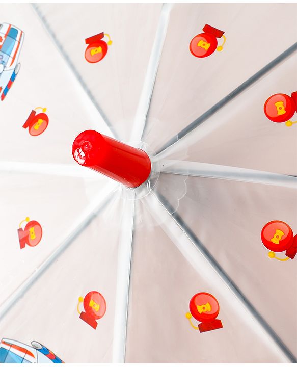 Babyhug Emergency Vehicle Printed Umbrella - Multicolor