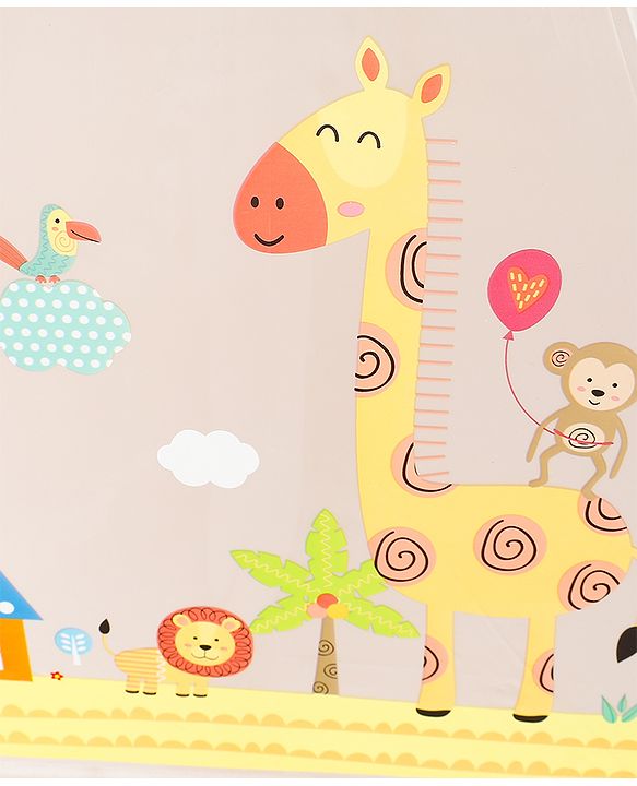 Babyhug Jungle Theme Printed Umbrella - Multicolor