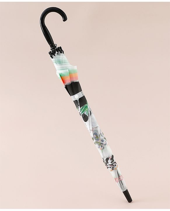 Babyhug Panda Printed Umbrella - Multicolor