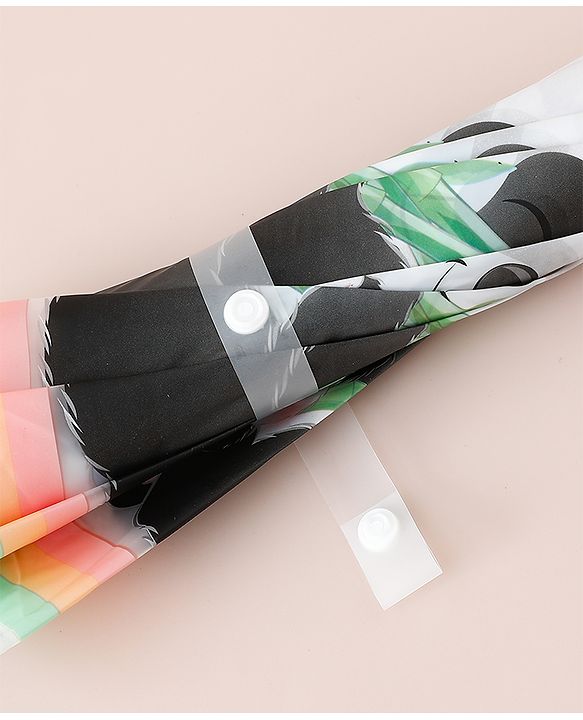 Babyhug Panda Printed Umbrella - Multicolor