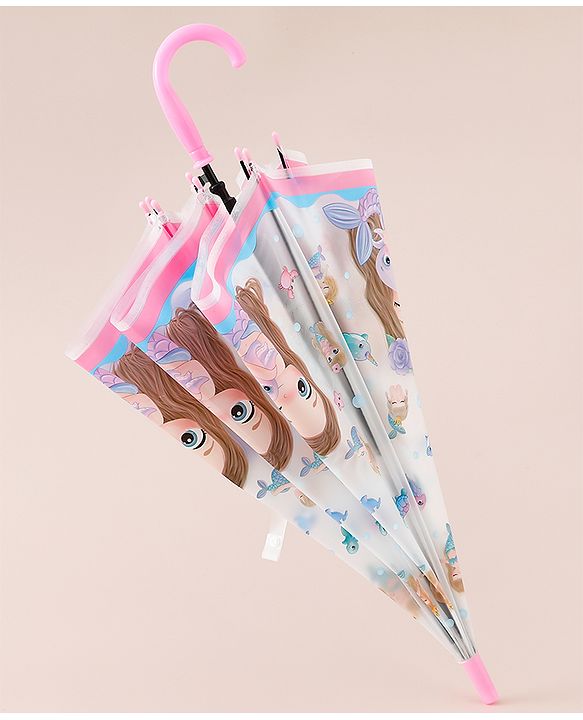 Babyhug Doll Printed Umbrella - Multicolor