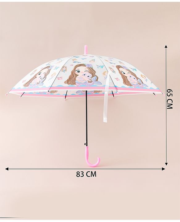 Babyhug Doll Printed Umbrella - Multicolor