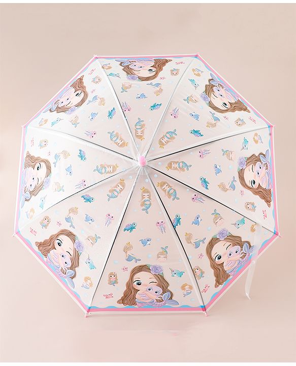 Babyhug Doll Printed Umbrella - Multicolor
