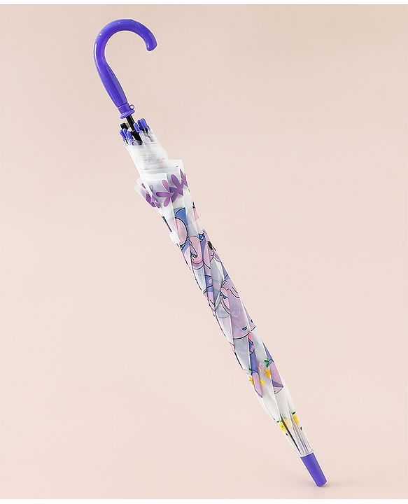 Babyhug Elephant Printed Umbrella - Multicolor