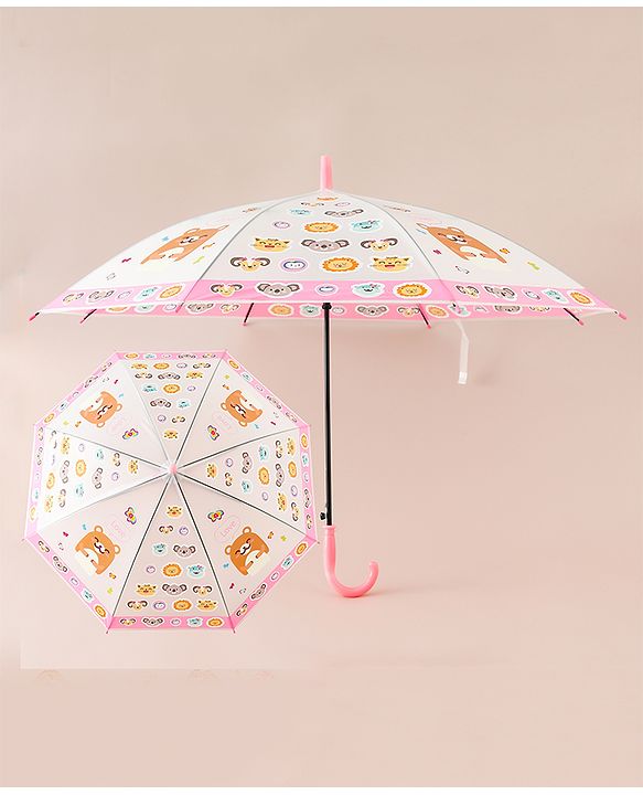 Babyhug Animal Printed Umbrella - Multicolor