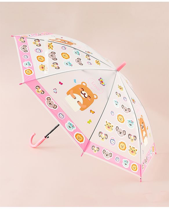 Babyhug Animal Printed Umbrella - Multicolor