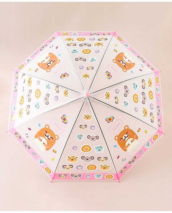 Babyhug Animal Printed Umbrella - Multicolor