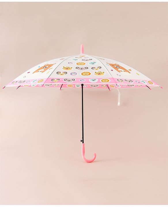 Babyhug Animal Printed Umbrella - Multicolor