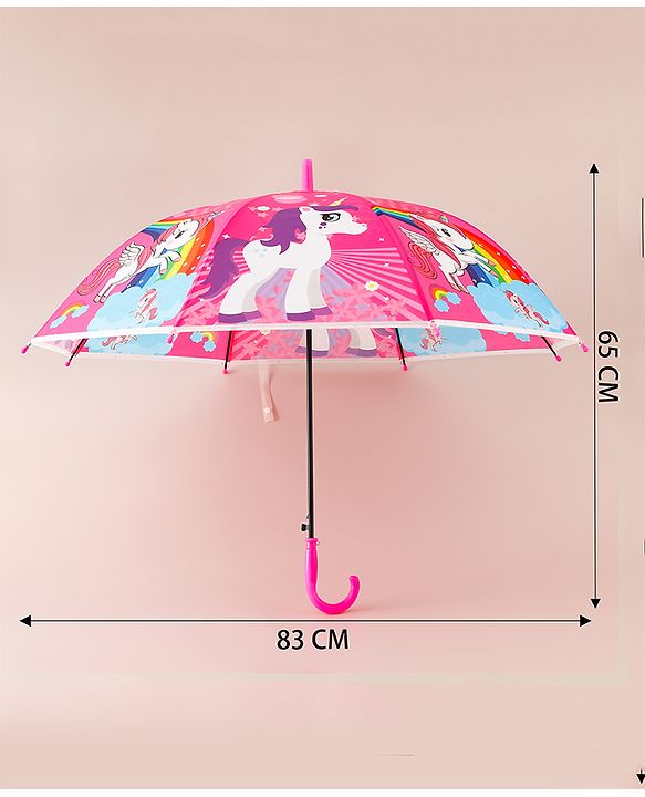 Babyhug Unicorn Printed Umbrella - Multicolor