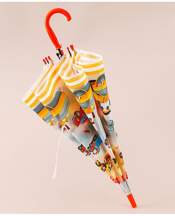 Babyhug Vehicle Printed Umbrella - Multicolor