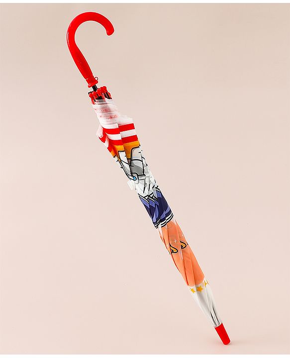 Babyhug Free Size Umbrella with Astronaut Print - Multicolor