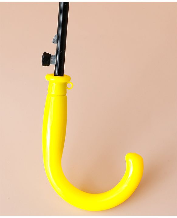 Babyhug Free Size Umbrella with Robot Print - Yellow