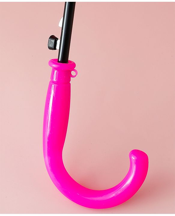 Babyhug Free Size Umbrella with Kitty Print - Pink