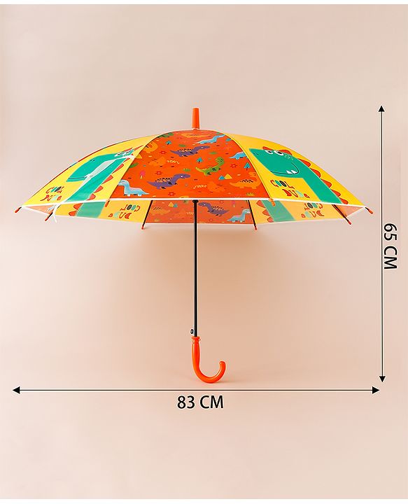 Babyhug Dino Printed Umbrella - Multicolor