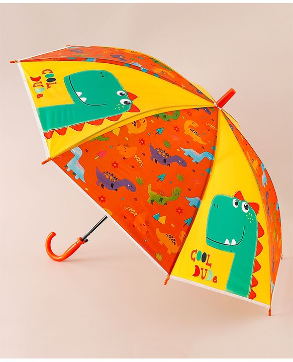 Babyhug Dino Printed Umbrella - Multicolor