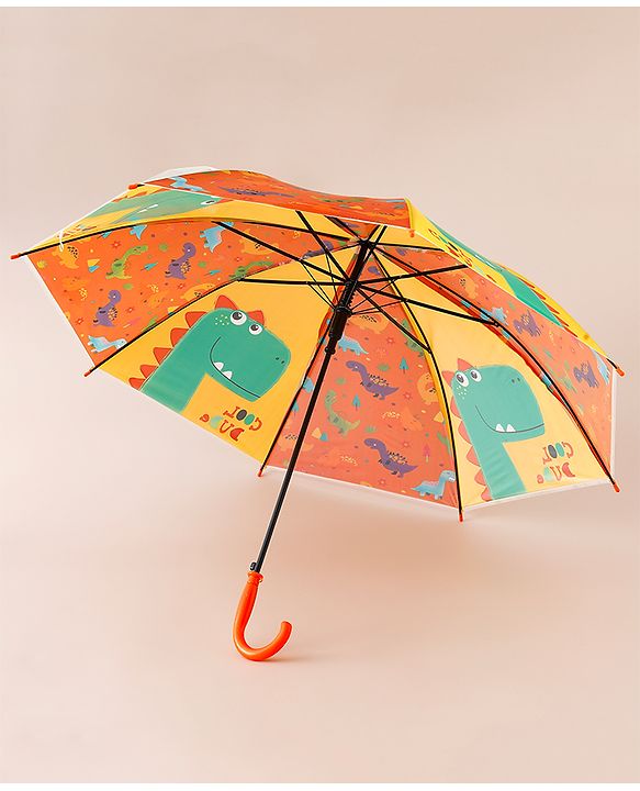 Babyhug Dino Printed Umbrella - Multicolor
