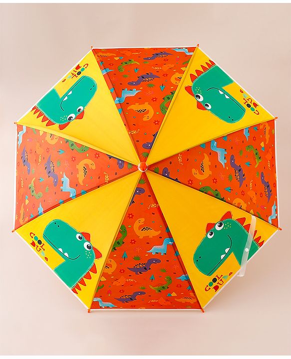 Babyhug Dino Printed Umbrella - Multicolor