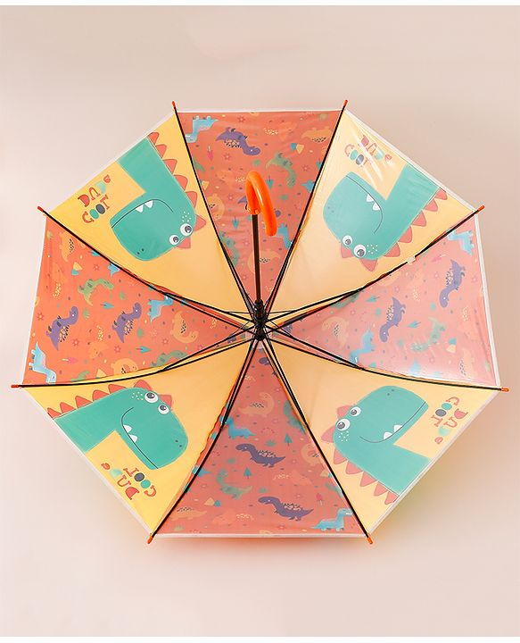 Babyhug Dino Printed Umbrella - Multicolor