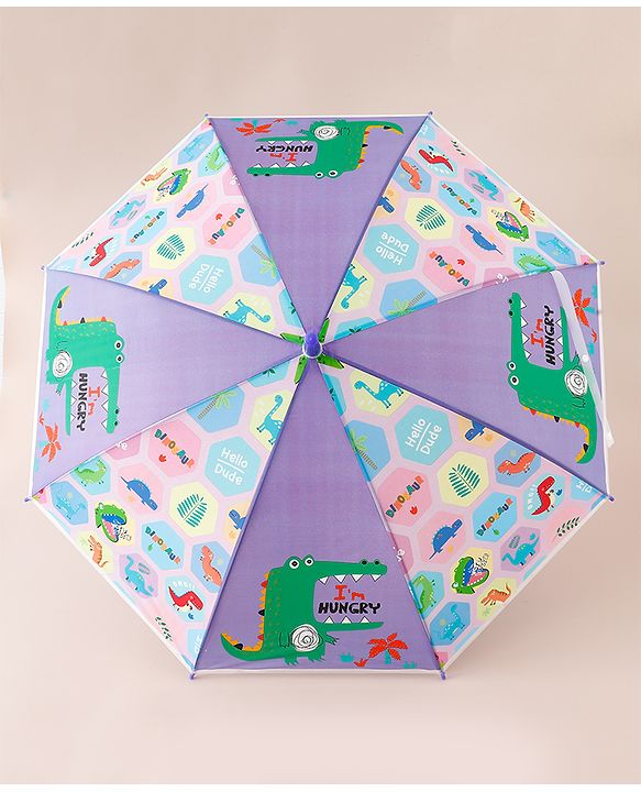 Babyhug Dino Printed Umbrella - Multicolor