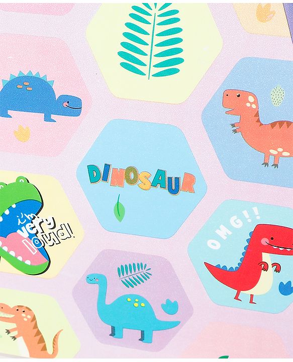 Babyhug Dino Printed Umbrella - Multicolor