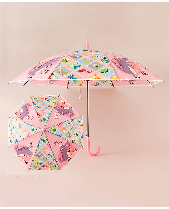 Babyhug Dino Printed Umbrella - Multicolor