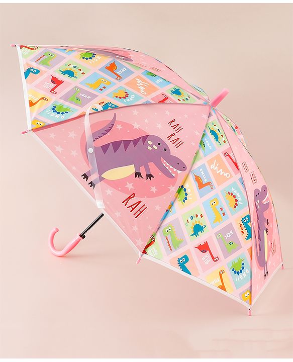 Babyhug Dino Printed Umbrella - Multicolor