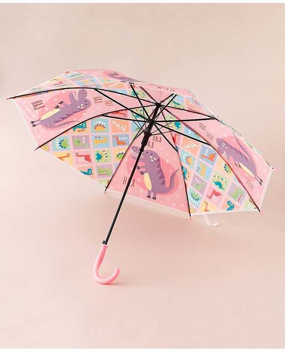 Babyhug Dino Printed Umbrella - Multicolor
