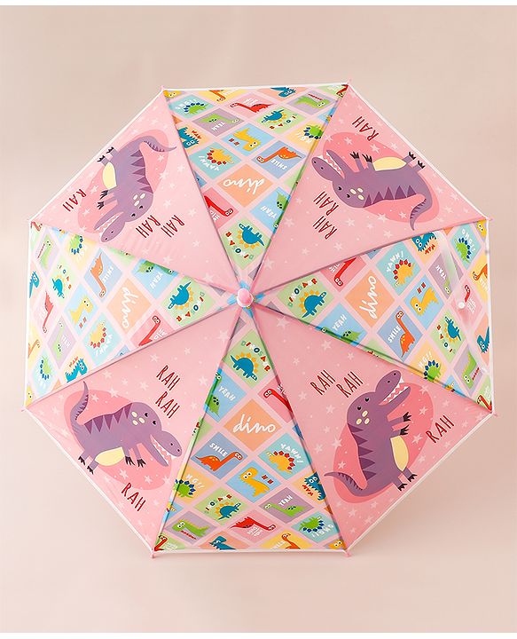 Babyhug Dino Printed Umbrella - Multicolor