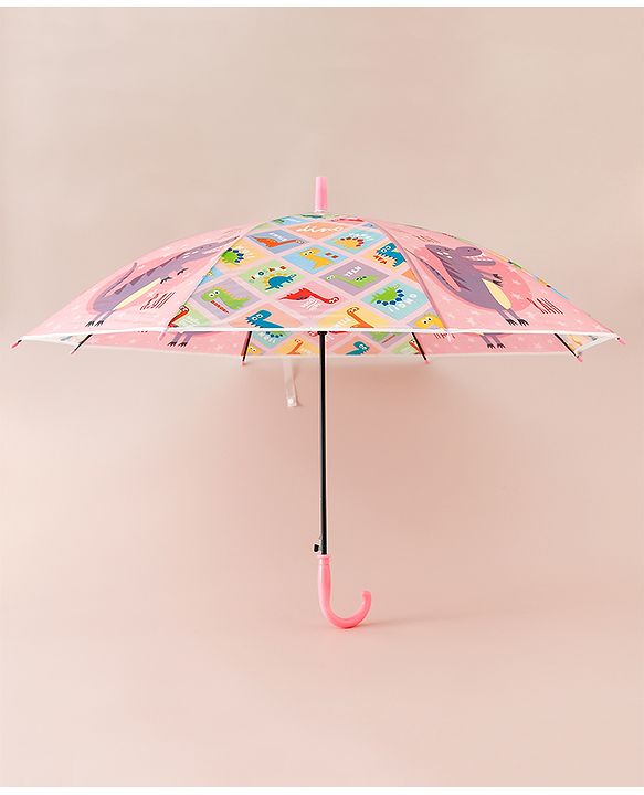 Babyhug Dino Printed Umbrella - Multicolor