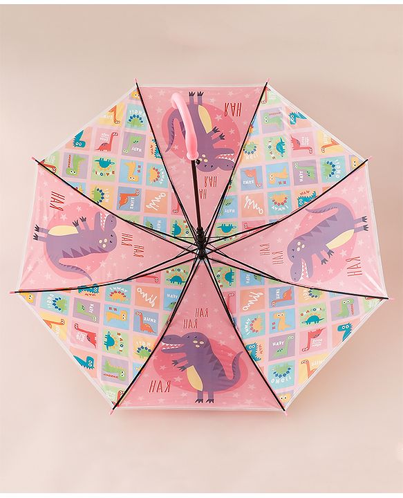 Babyhug Dino Printed Umbrella - Multicolor