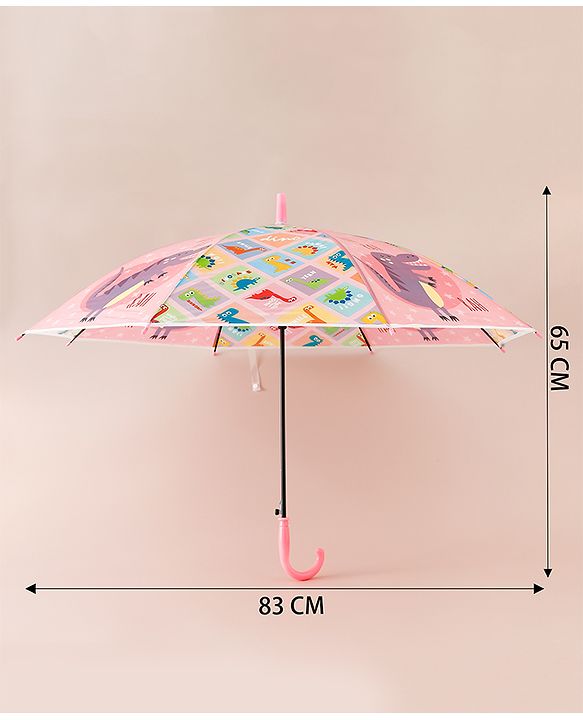 Babyhug Dino Printed Umbrella - Multicolor