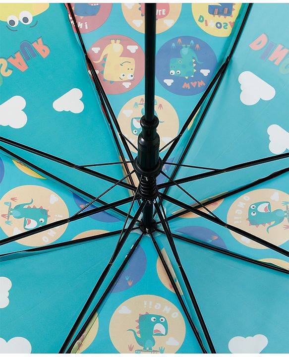 Babyhug Free Size Dino Printed Umbrella - Green