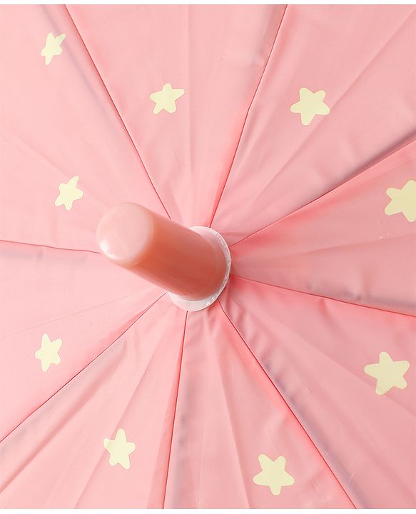 Babyhug Free Size Umbrella with Bunny Print - Red