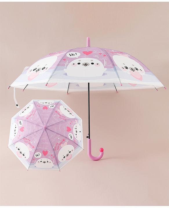 Babyhug Free Size Printed Umbrella - Purple