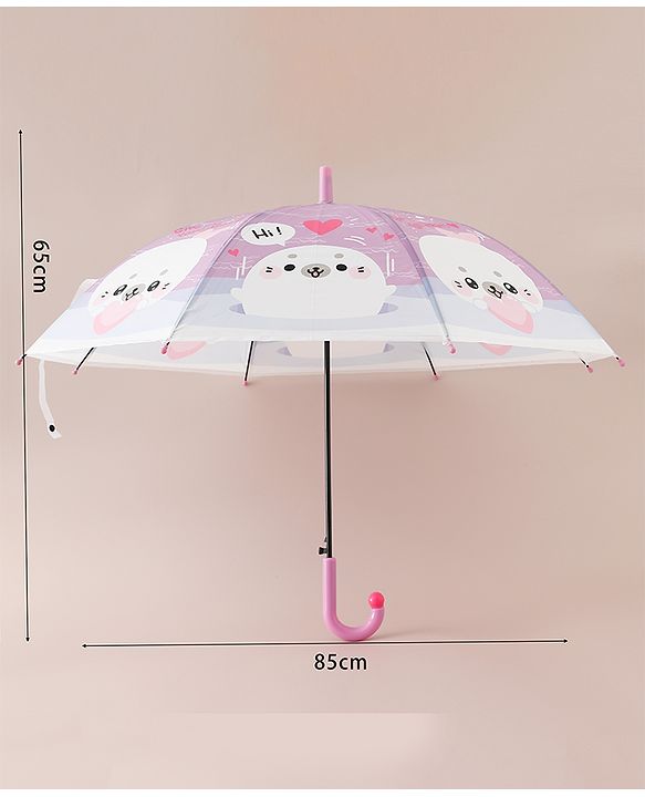 Babyhug Free Size Printed Umbrella - Purple