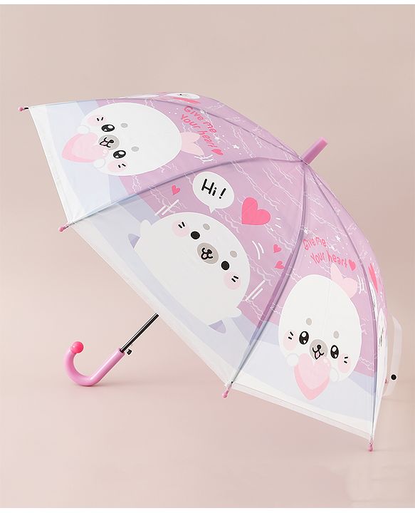 Babyhug Free Size Printed Umbrella - Purple