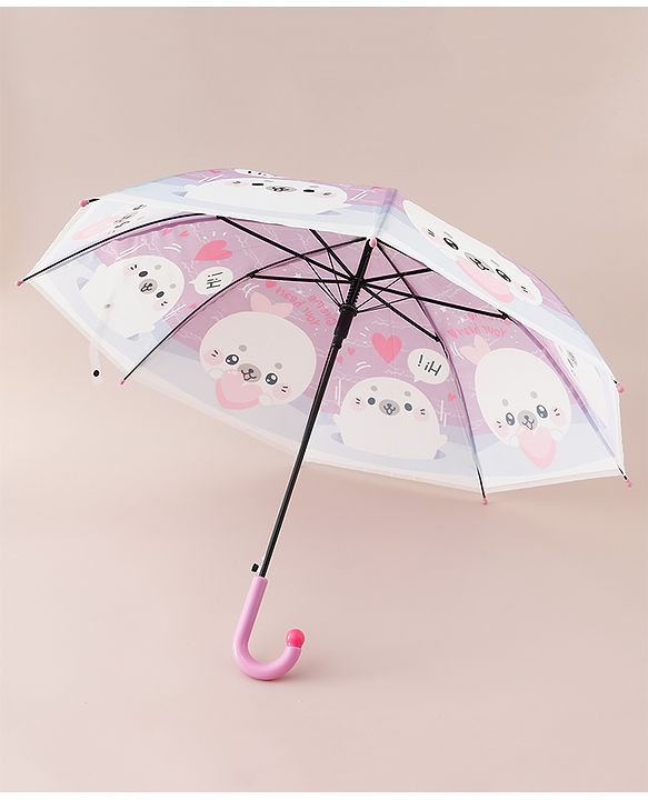 Babyhug Free Size Printed Umbrella - Purple