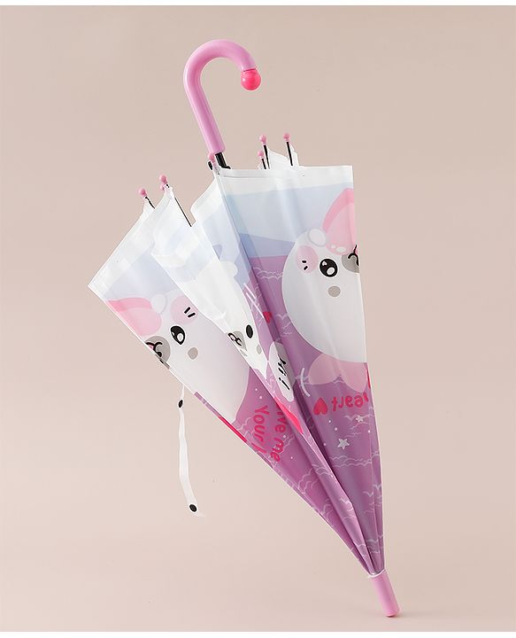 Babyhug Free Size Printed Umbrella - Purple