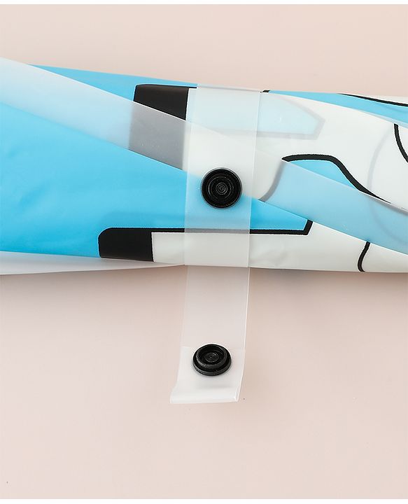 Babyhug Free Size Umbrella with Space Theme Print - Blue