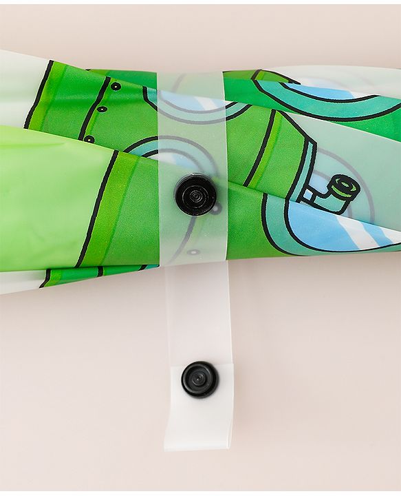 Babyhug Free Size Umbrella with Sea Life Theme Print - Green