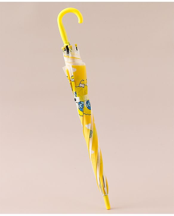 Babyhug Free Size Umbrella with Sheep Print - Yellow